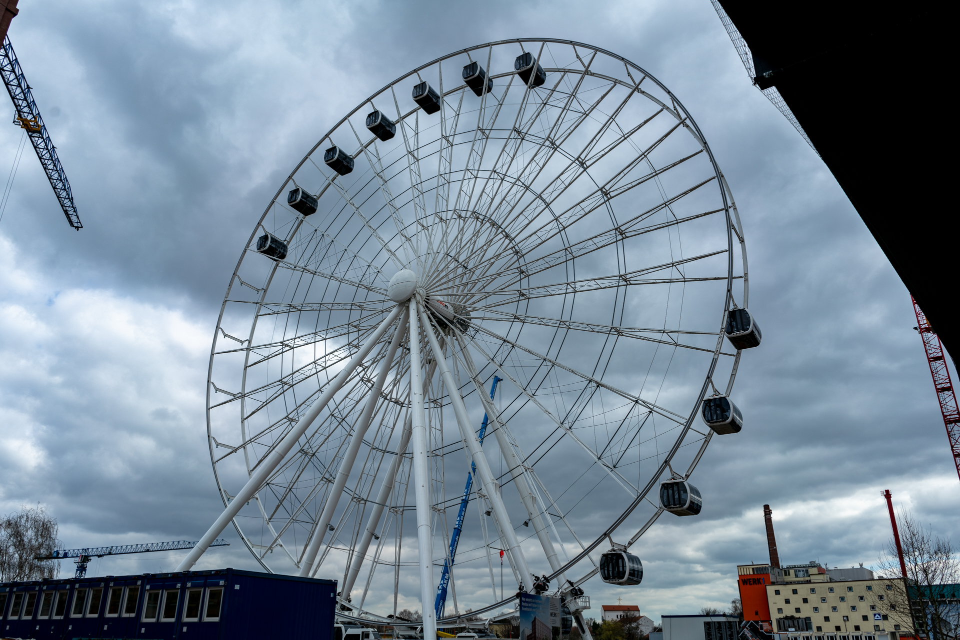 26.03.2019 - Feuerwerübung am Riesenrad un dan den Gondeln