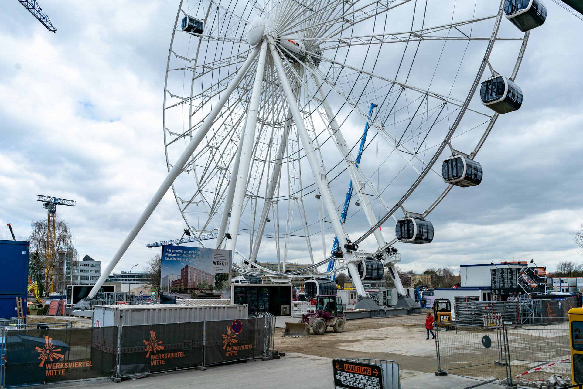 26.03.2019 - Feuerwerübung am Riesenrad un dan den Gondeln