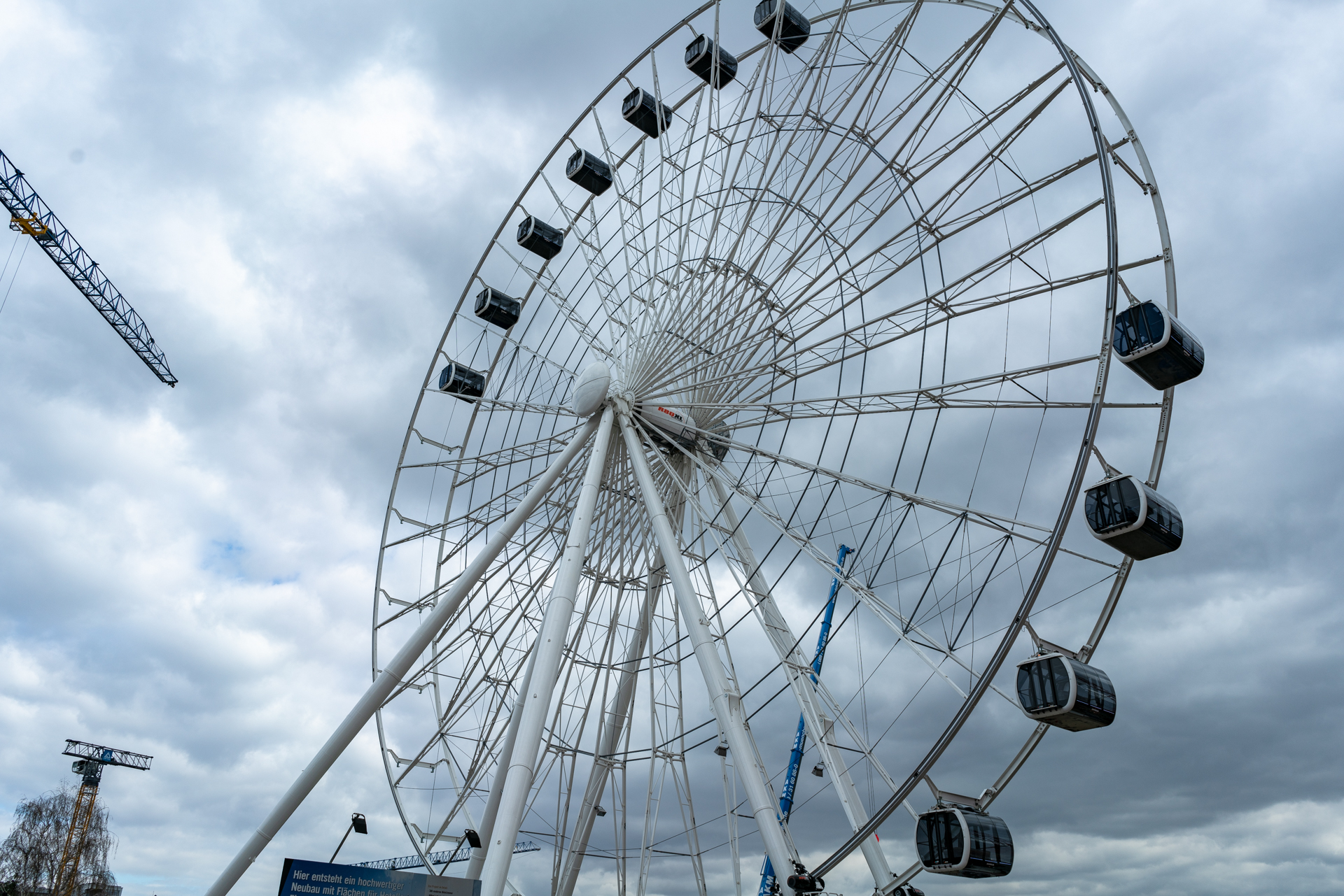 26.03.2019 - Feuerwerübung am Riesenrad un dan den Gondeln