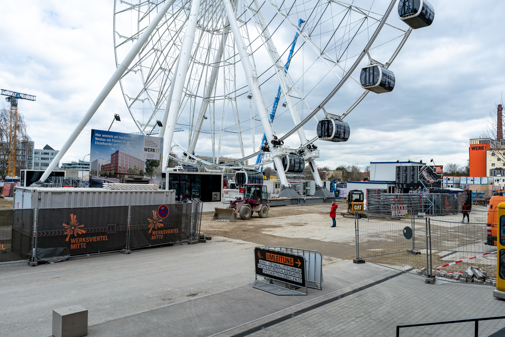 26.03.2019 - Feuerwerübung am Riesenrad un dan den Gondeln