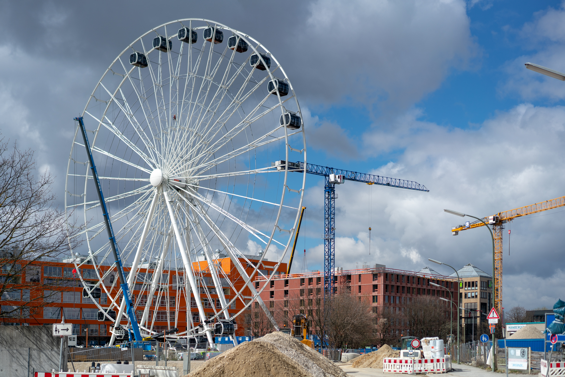 26.03.2019 - Feuerwerübung am Riesenrad un dan den Gondeln