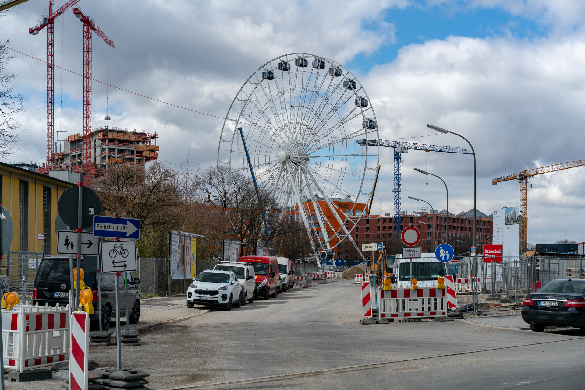 26.03.2019 - Feuerwerübung am Riesenrad un dan den Gondeln