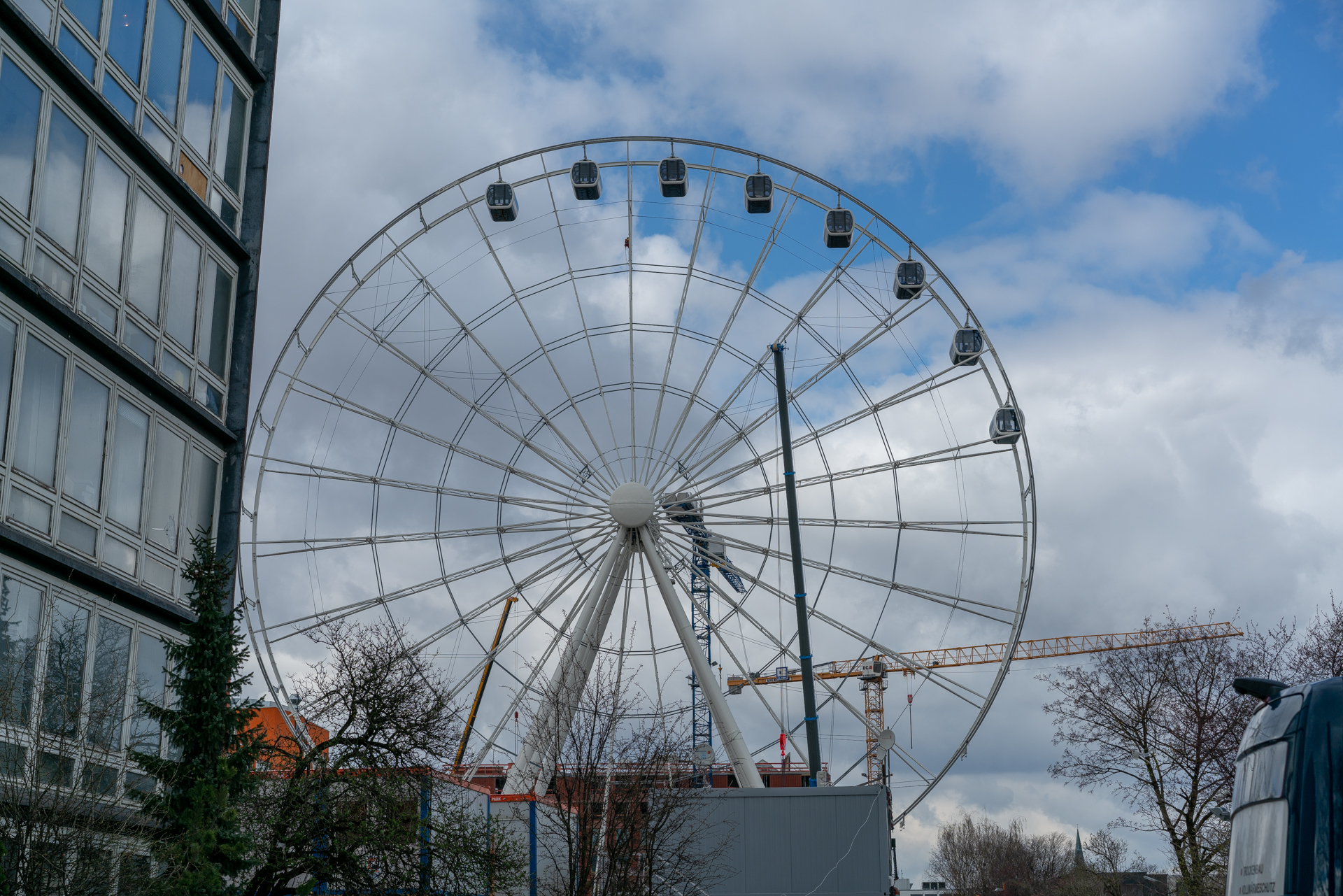 26.03.2019 - Feuerwerübung am Riesenrad un dan den Gondeln