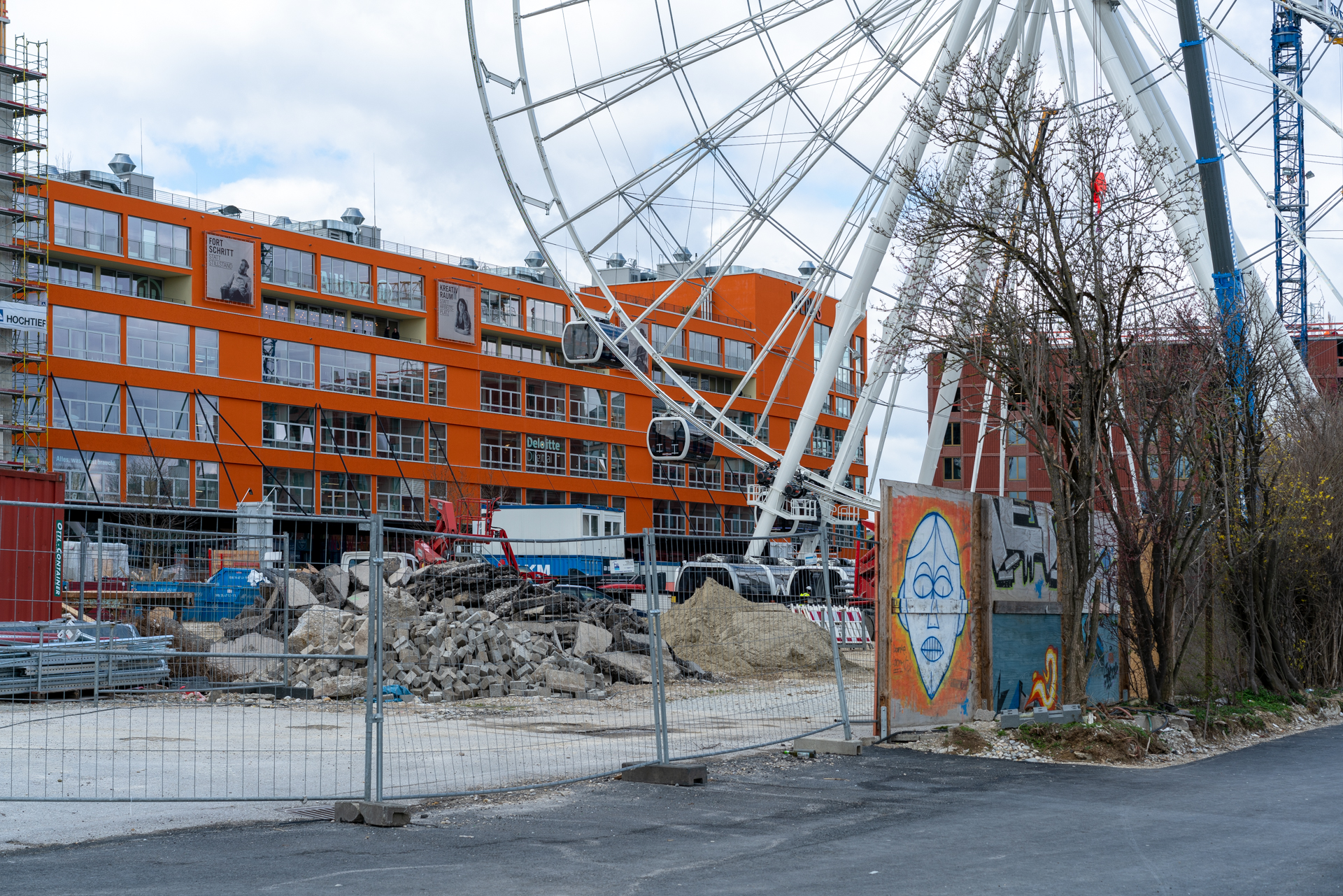 26.03.2019 - Feuerwerübung am Riesenrad un dan den Gondeln