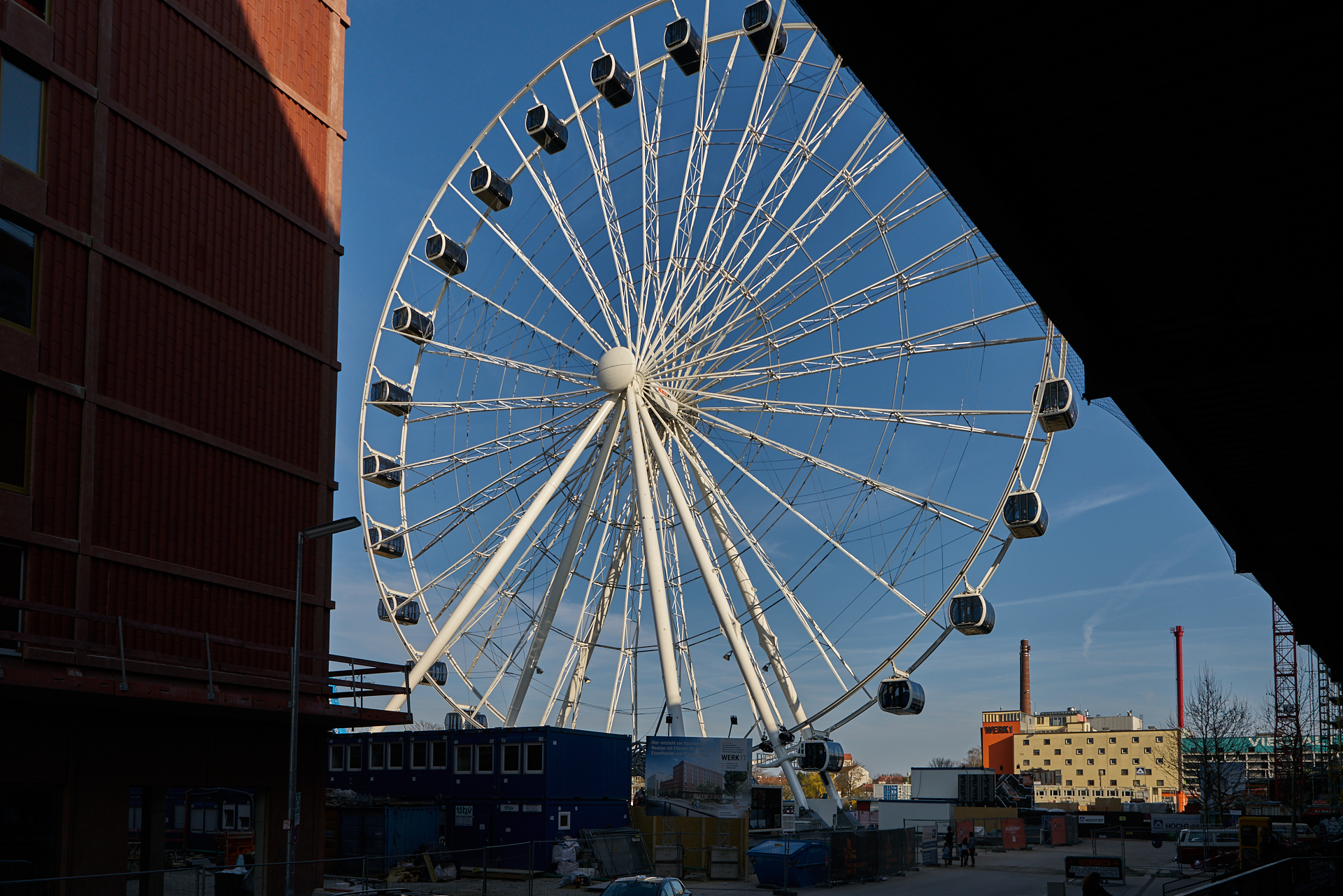 01.04.2019 - Arbeiten am Riesenrad im Wersviertel Mitte 