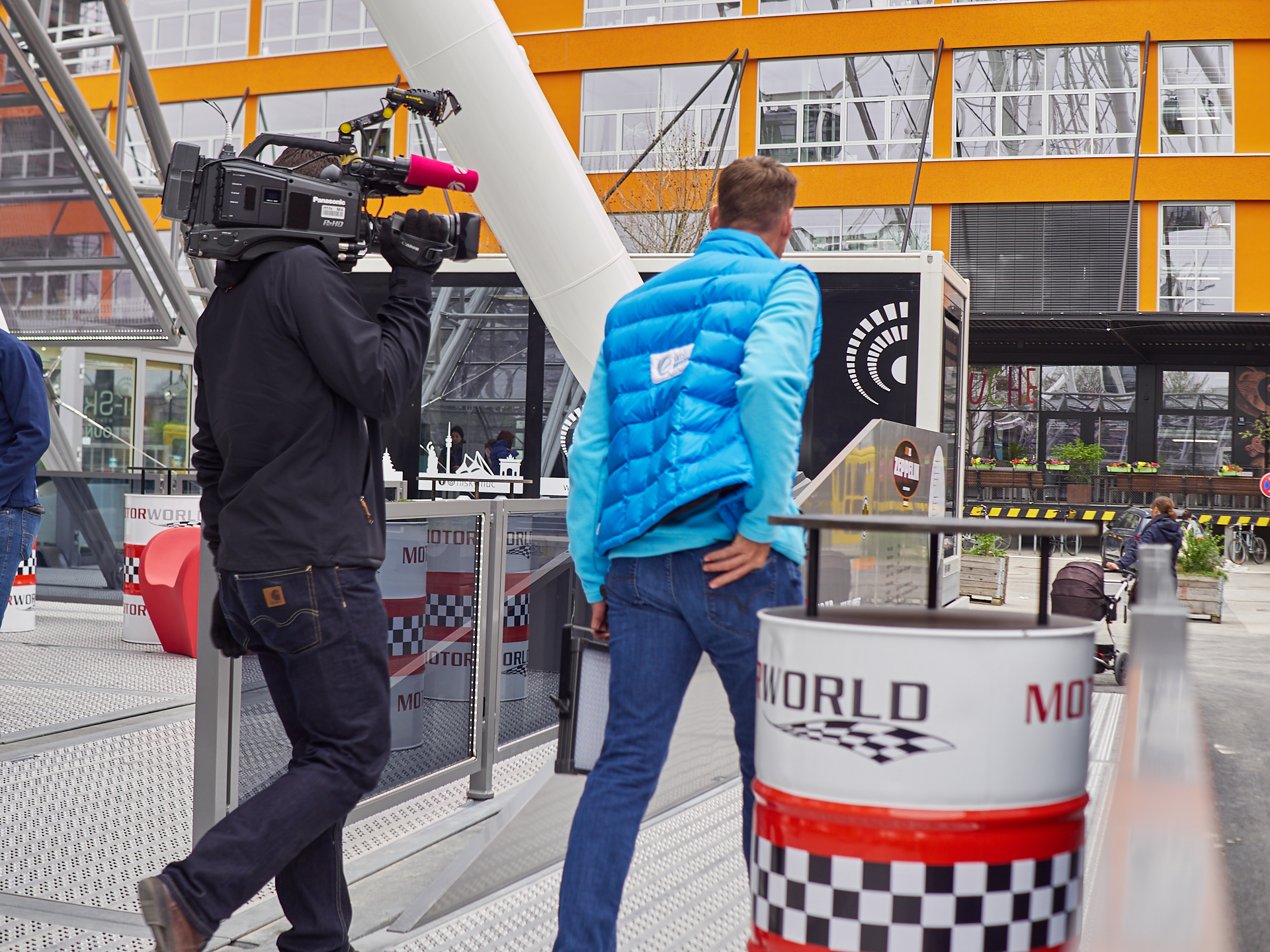 12.04.2019 - Presse-Info am Riesenrad im Werksviertel