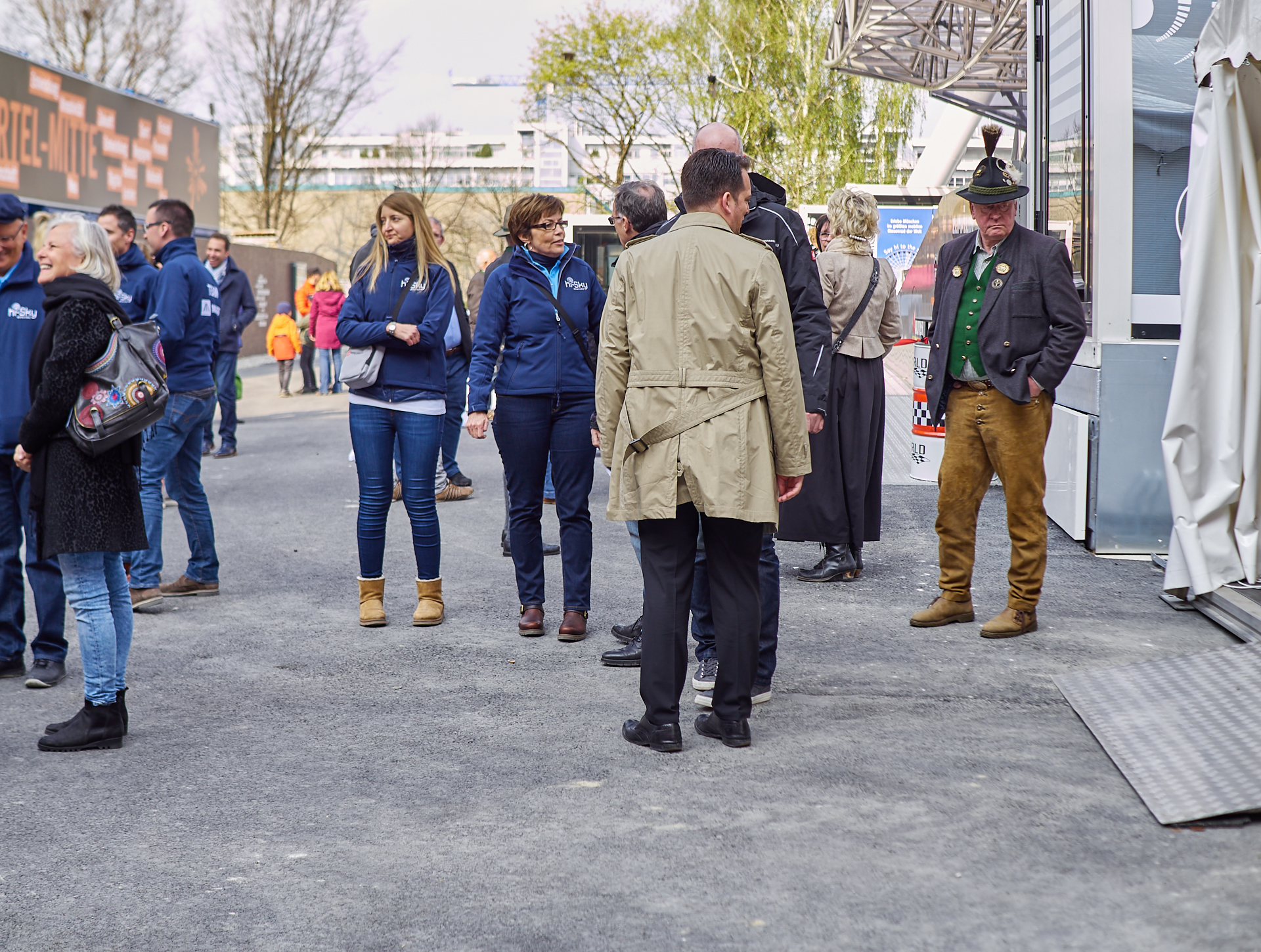 13.01.2019 - Das Riesenrad im Werksviertel drehte sich heute mit geladenen Gästen