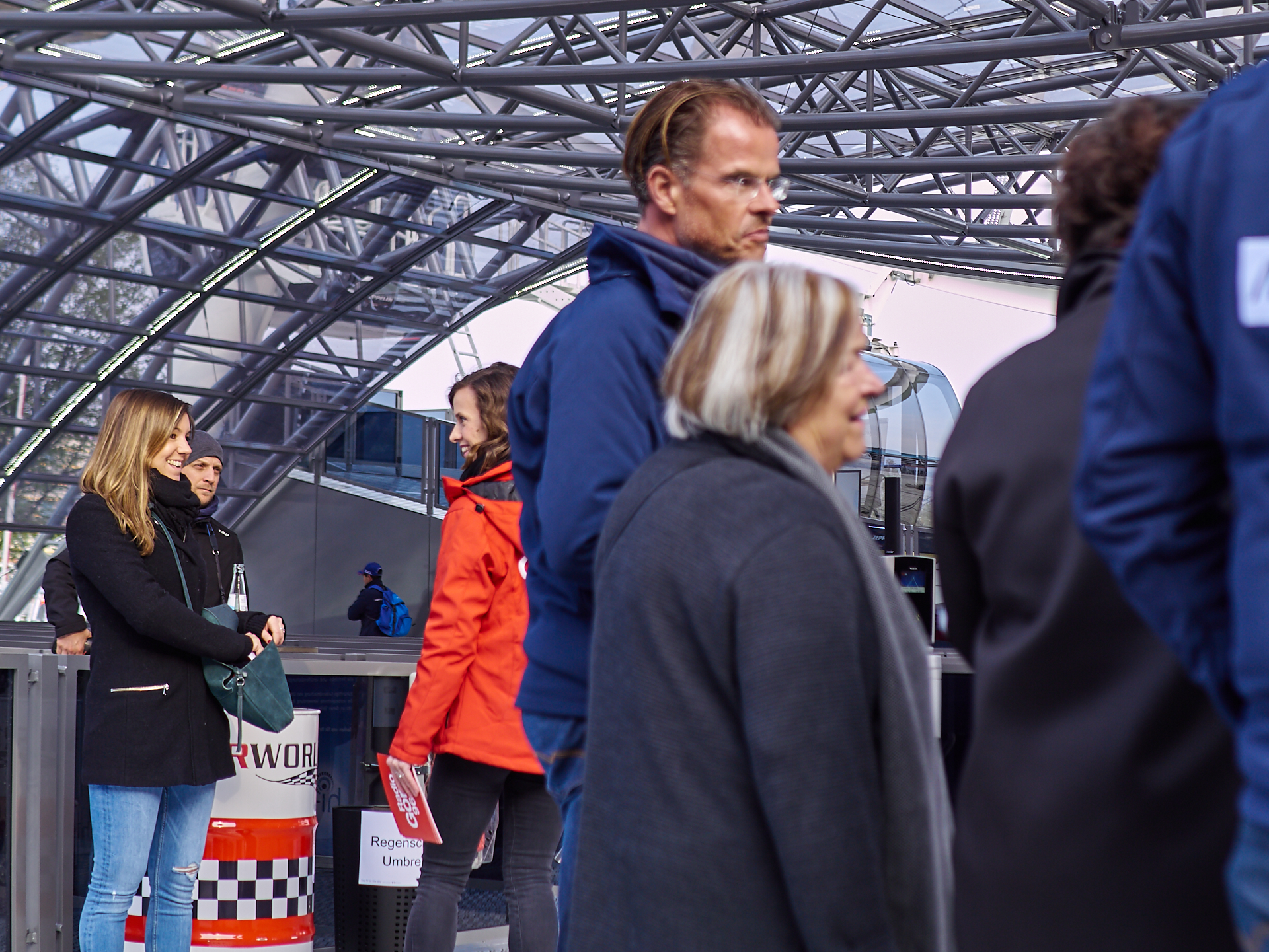 13.01.2019 - Das Riesenrad im Werksviertel drehte sich heute mit geladenen Gästen