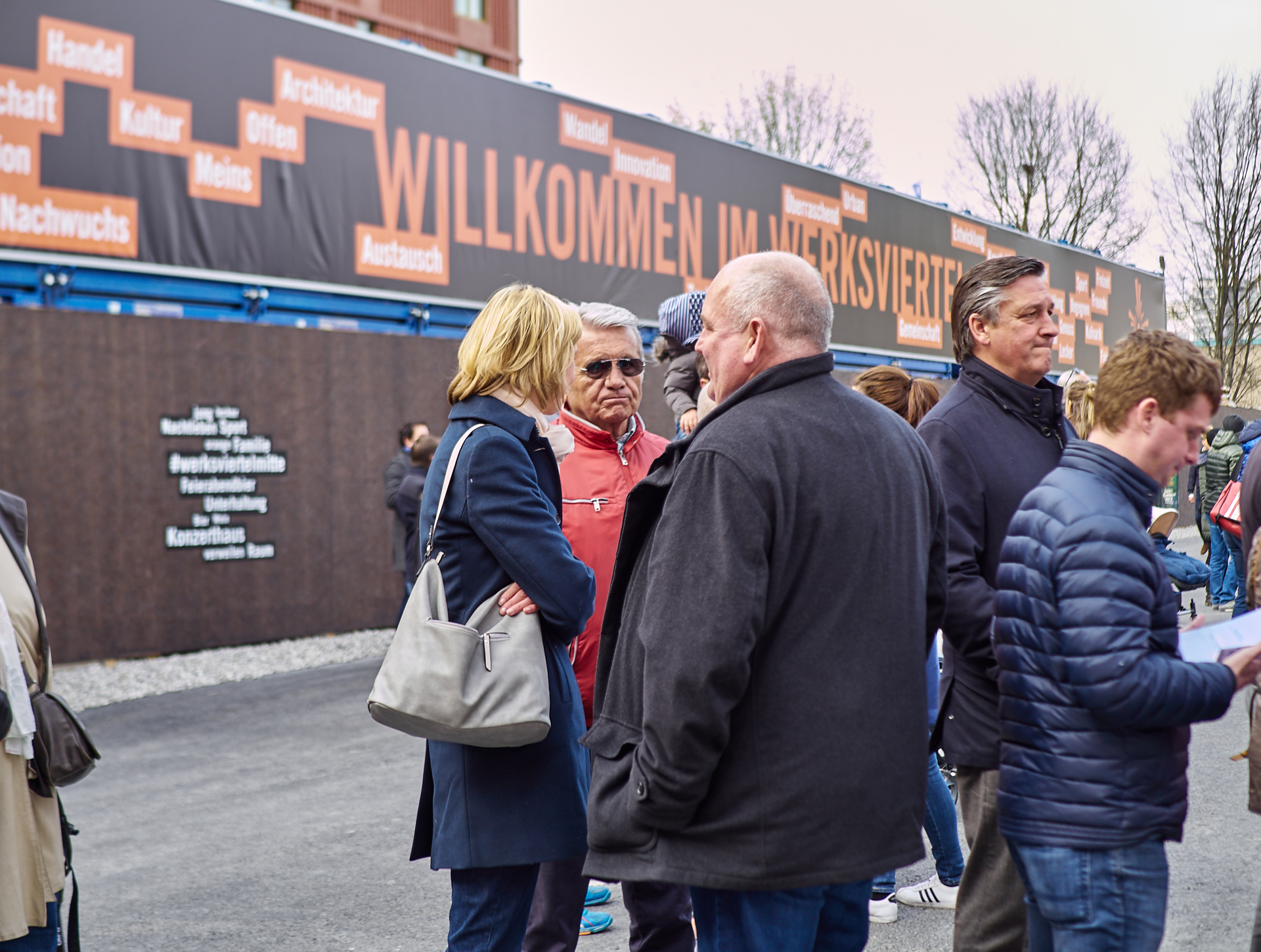 13.01.2019 - Das Riesenrad im Werksviertel drehte sich heute mit geladenen Gästen