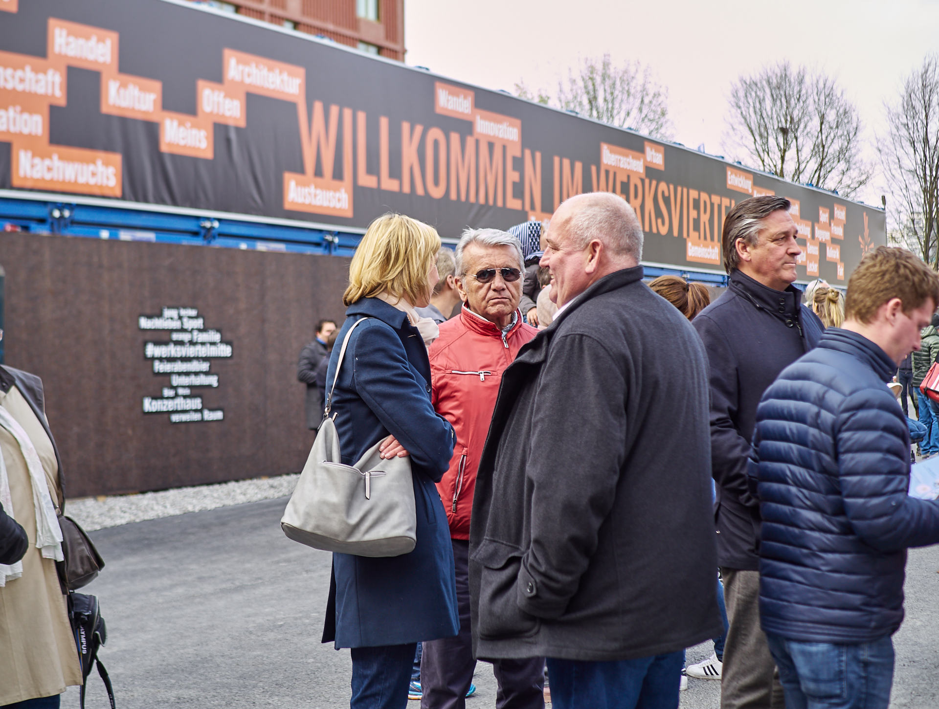 13.01.2019 - Das Riesenrad im Werksviertel drehte sich heute mit geladenen Gästen