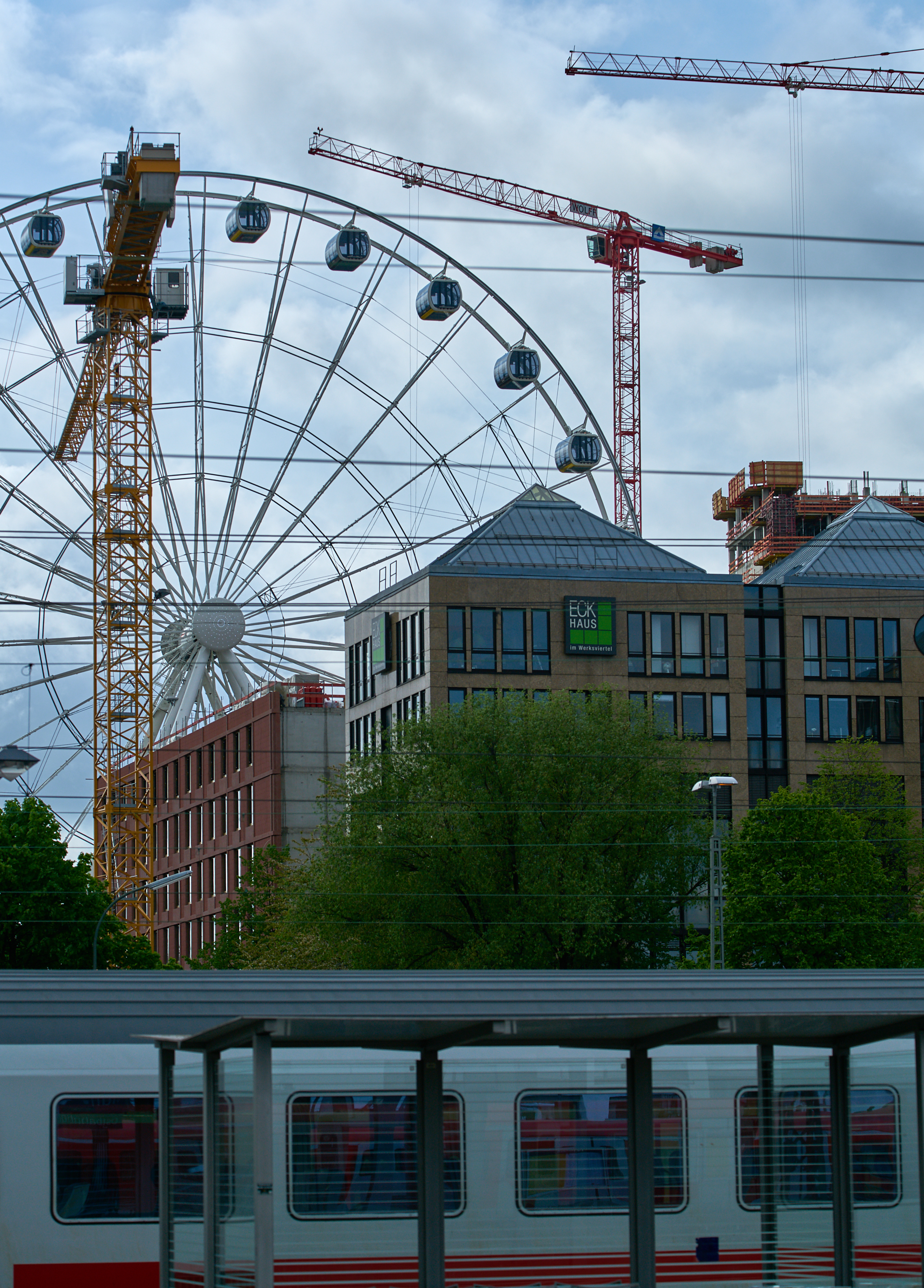02.05.2019 - Rundgang um das Werksviertel-Mitte mit dem Riesenrad