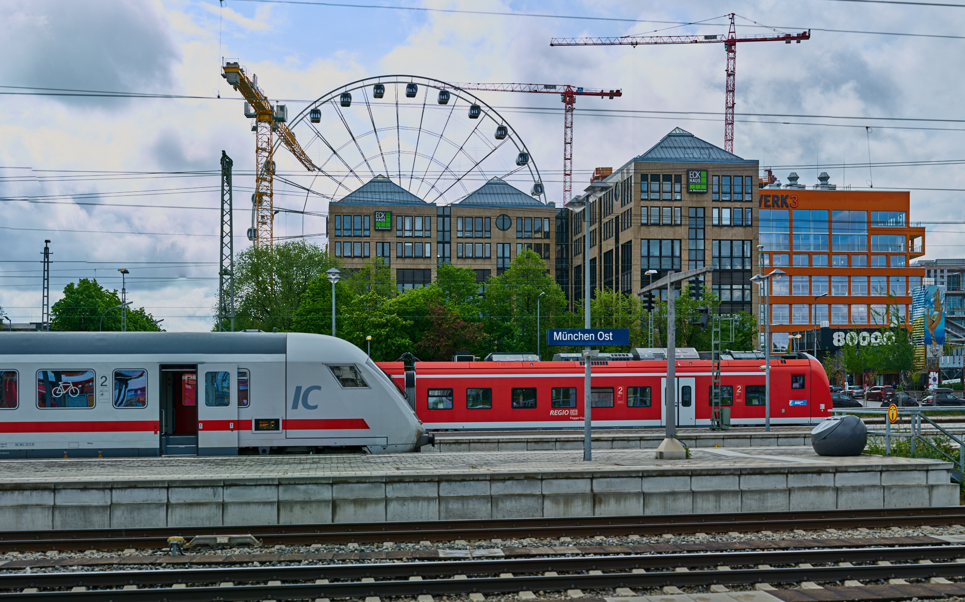 02.05.2019 - Rundgang um das Werksviertel-Mitte mit dem Riesenrad