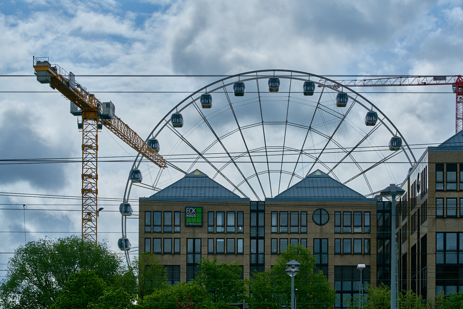 02.05.2019 - Rundgang um das Werksviertel-Mitte mit dem Riesenrad