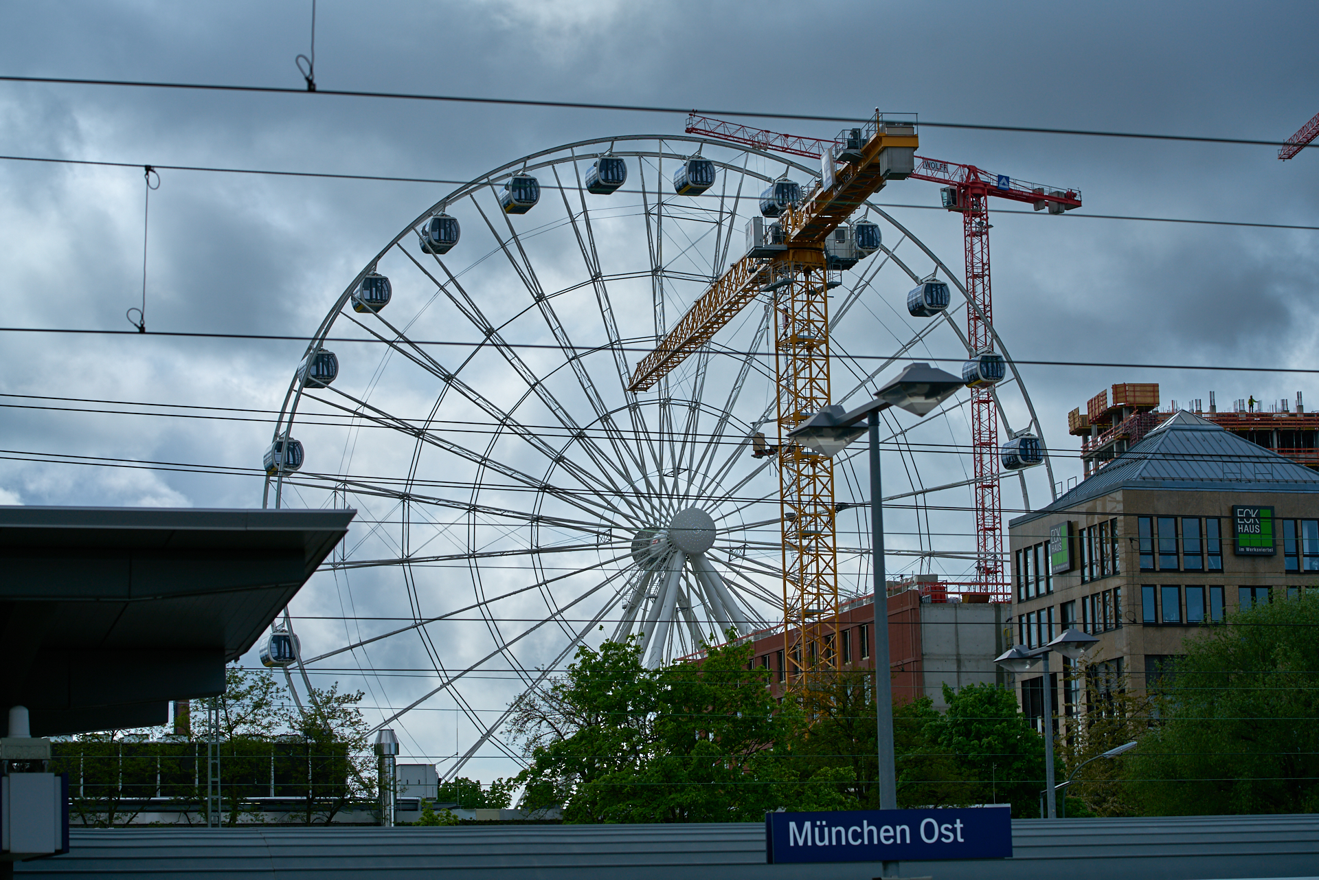 02.05.2019 - Rundgang um das Werksviertel-Mitte mit dem Riesenrad