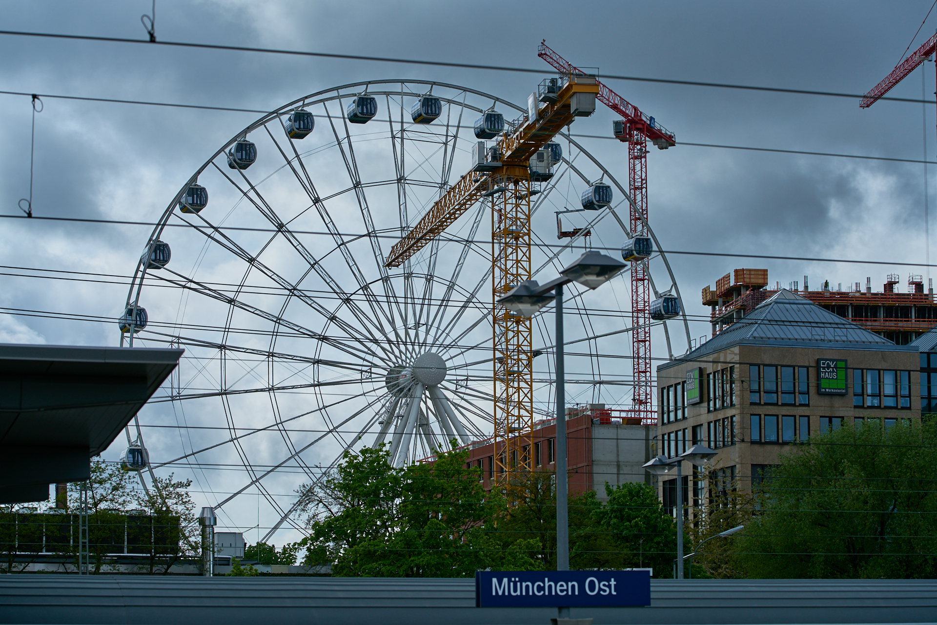 02.05.2019 - Rundgang um das Werksviertel-Mitte mit dem Riesenrad