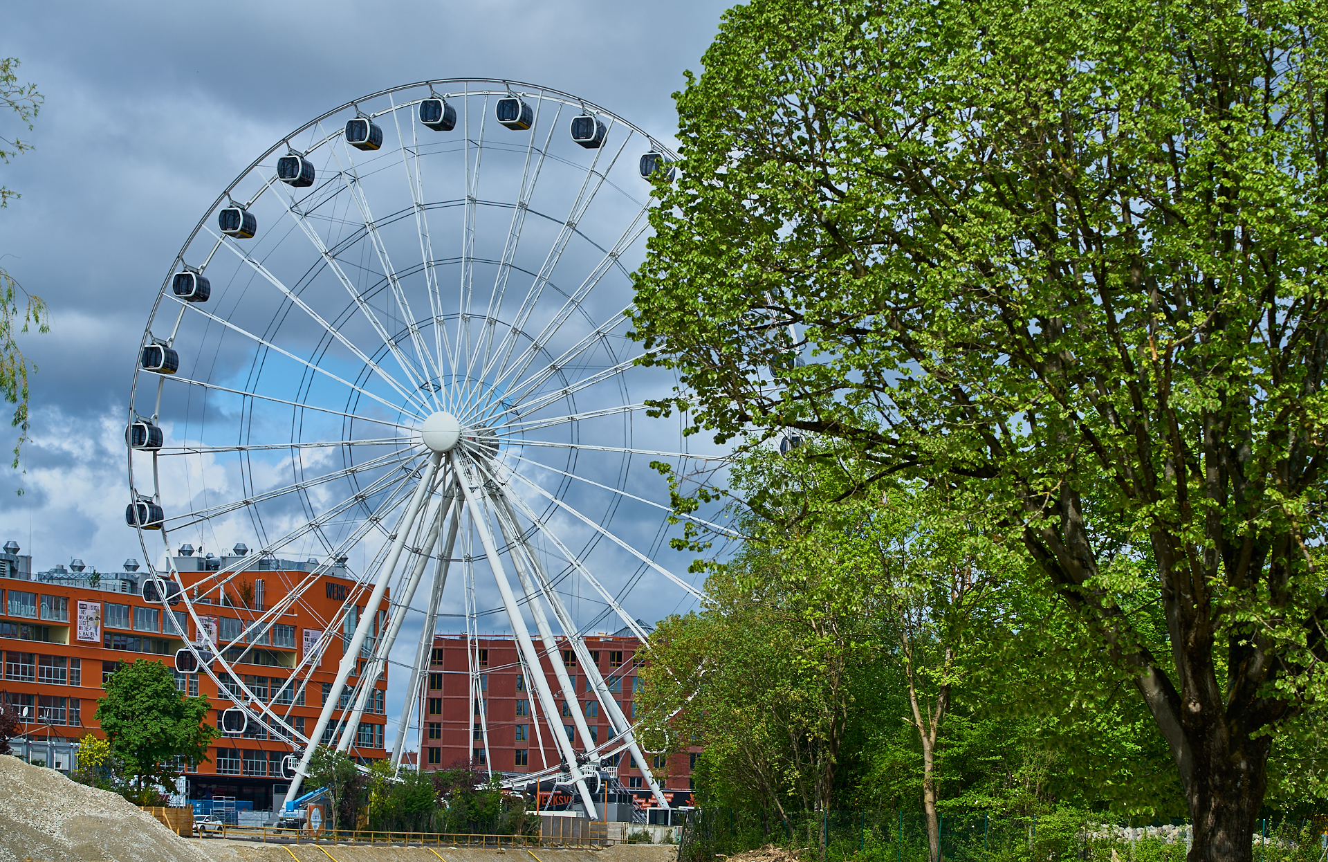 02.05.2019 - Rundgang um das Werksviertel-Mitte mit dem Riesenrad